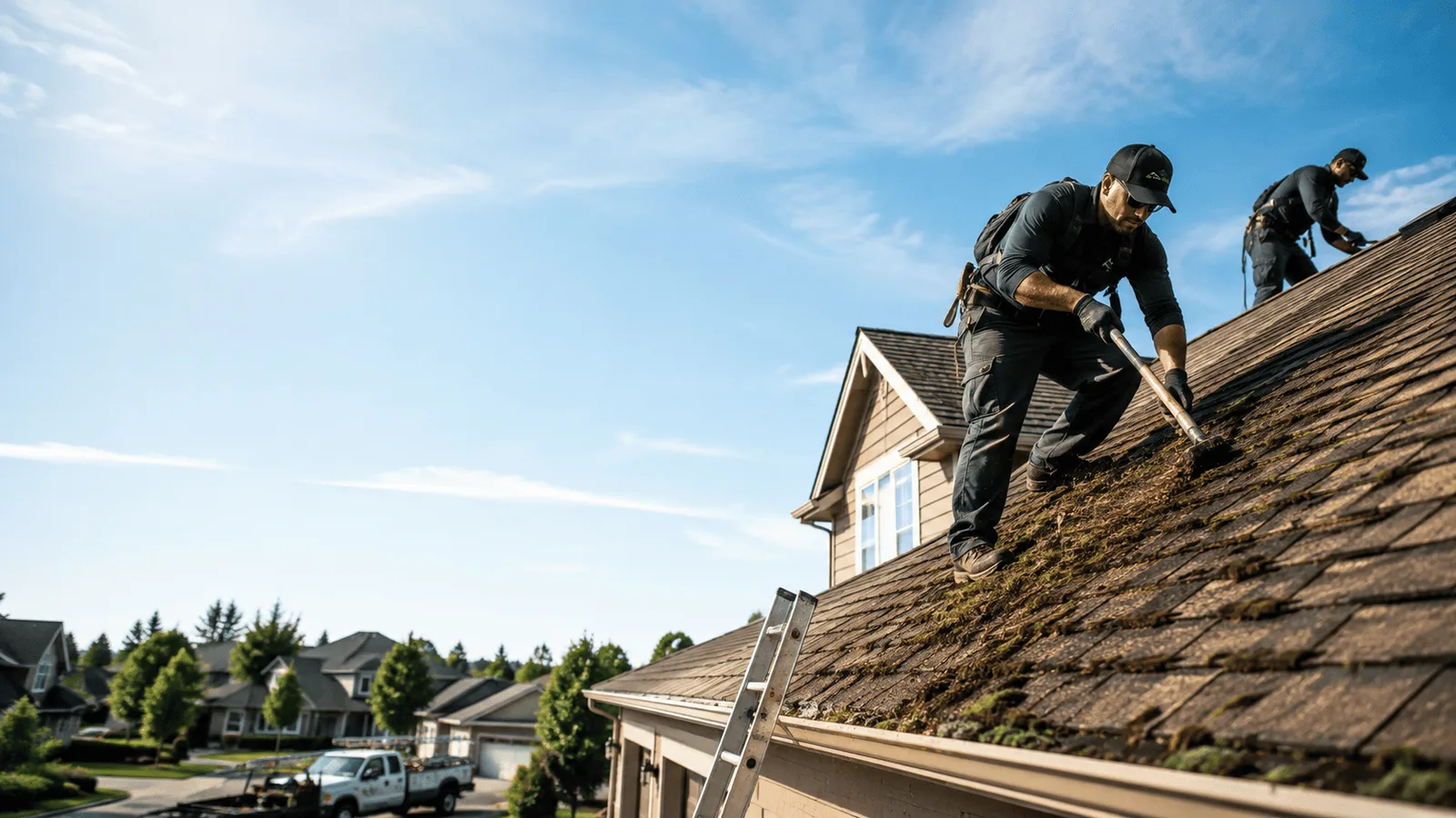 Roof Moss Removal in Martinton, IL near me